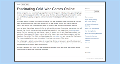Desktop Screenshot of coldwar-game.net